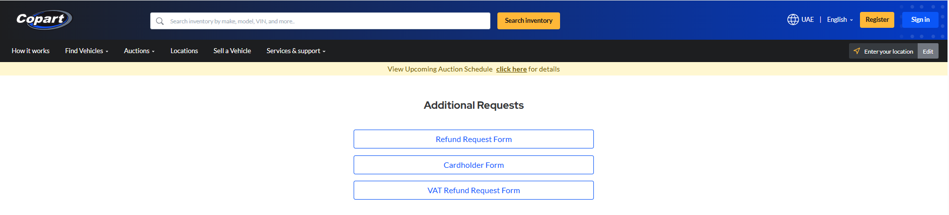 forms screenshot